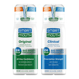 SmartMouth Original & Clinical Zinc Mouthwash – Alcohol-Free Daily Oral Care Ritual for Sensitive Mouths, Mint 16 fl oz Bundle