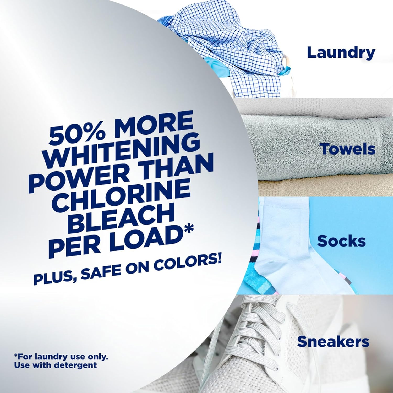 dual-use application: add with detergent in-wash or use as a pre-soak for stubborn stains