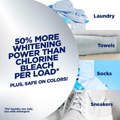 dual-use application: add with detergent in-wash or use as a pre-soak for stubborn stains