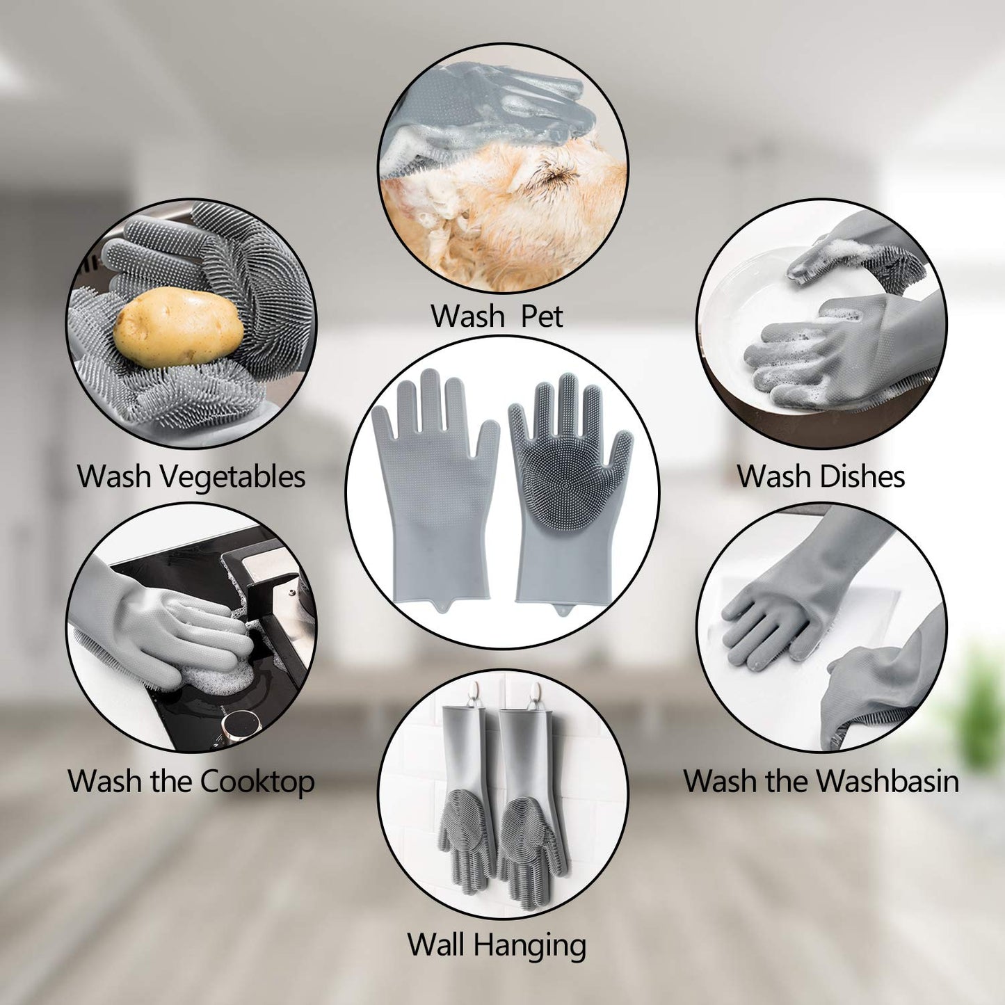 dual-use functionality as both dry deshedding tool and wet bathing/shampoo brush