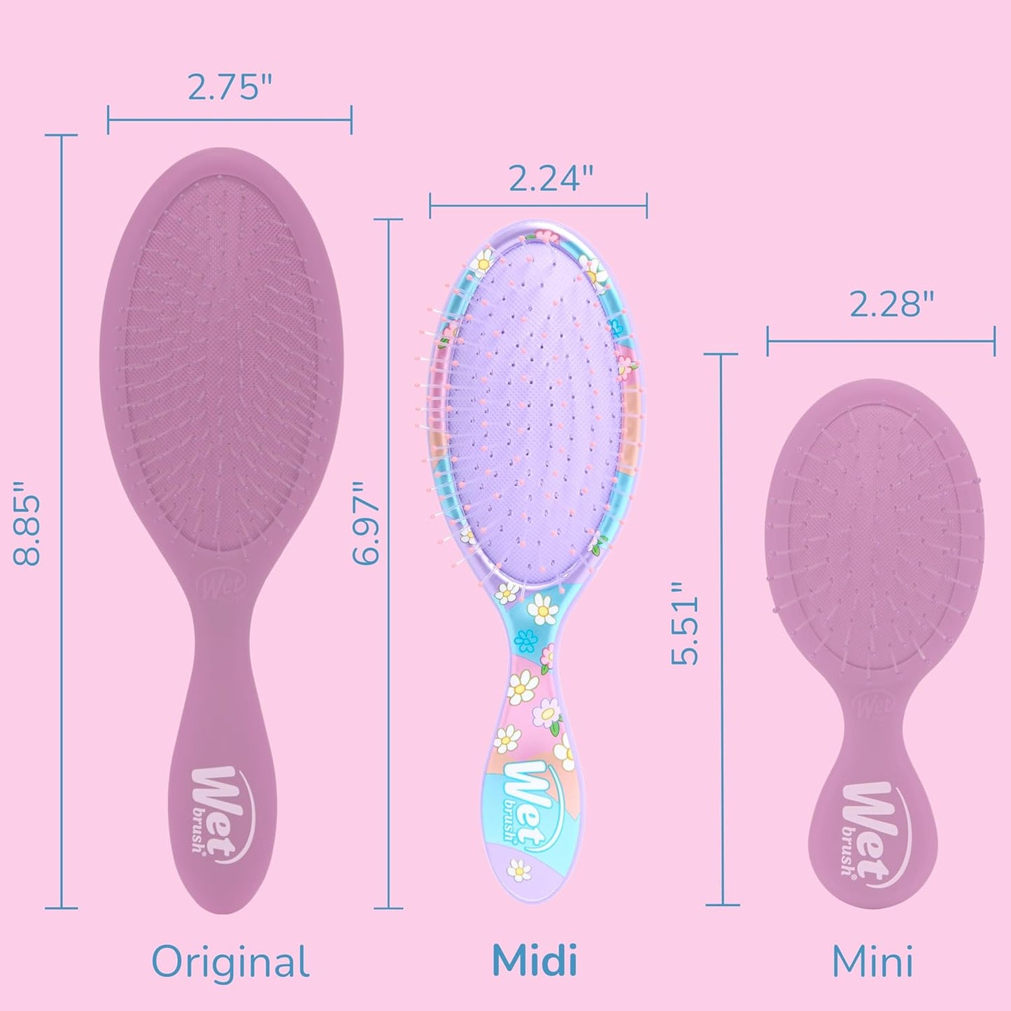dual wet-or-dry functionality for bath time and morning touch-ups