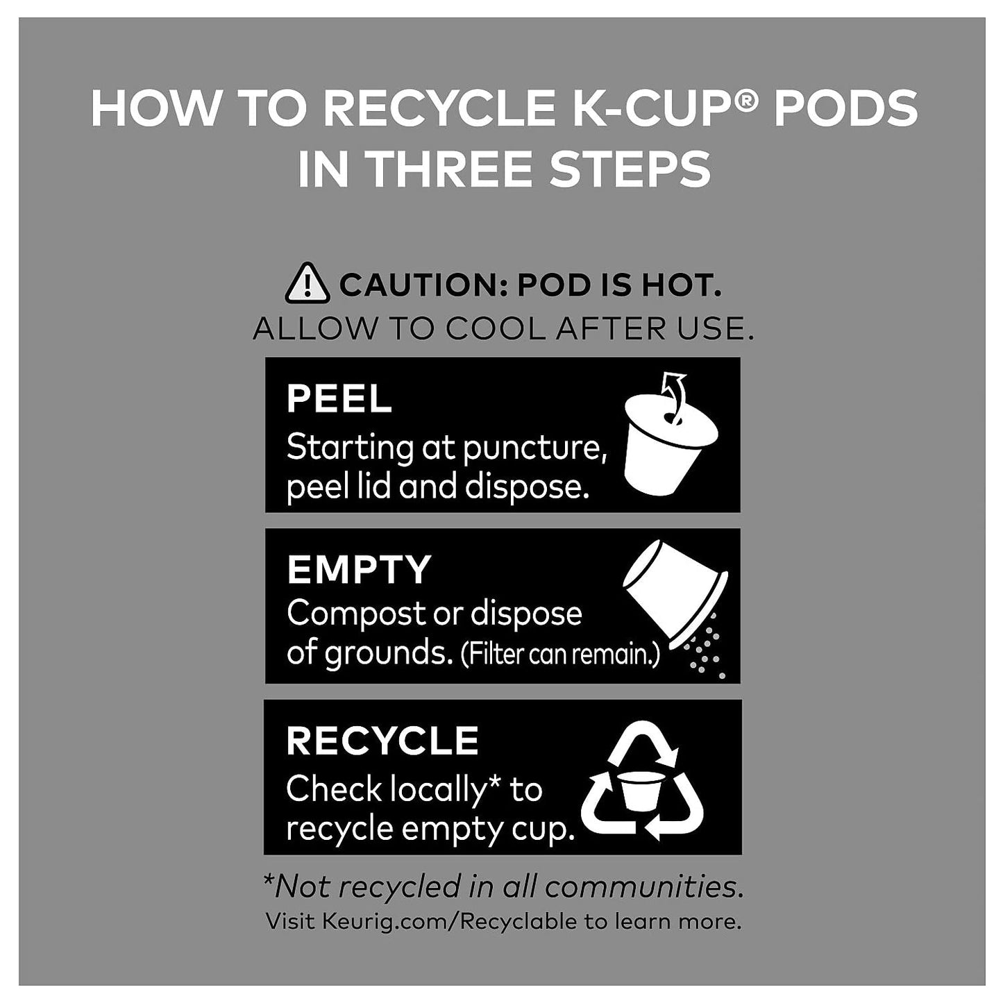 Dunkin' Decaf K-Cup Pods – No-Mess Single-Serve Brew for a Clutter-Free Counter