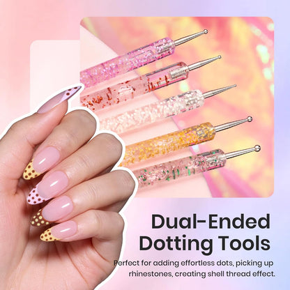 durable metal brush handles with crystal ergonomic grip design that prevents shedding or fraying
