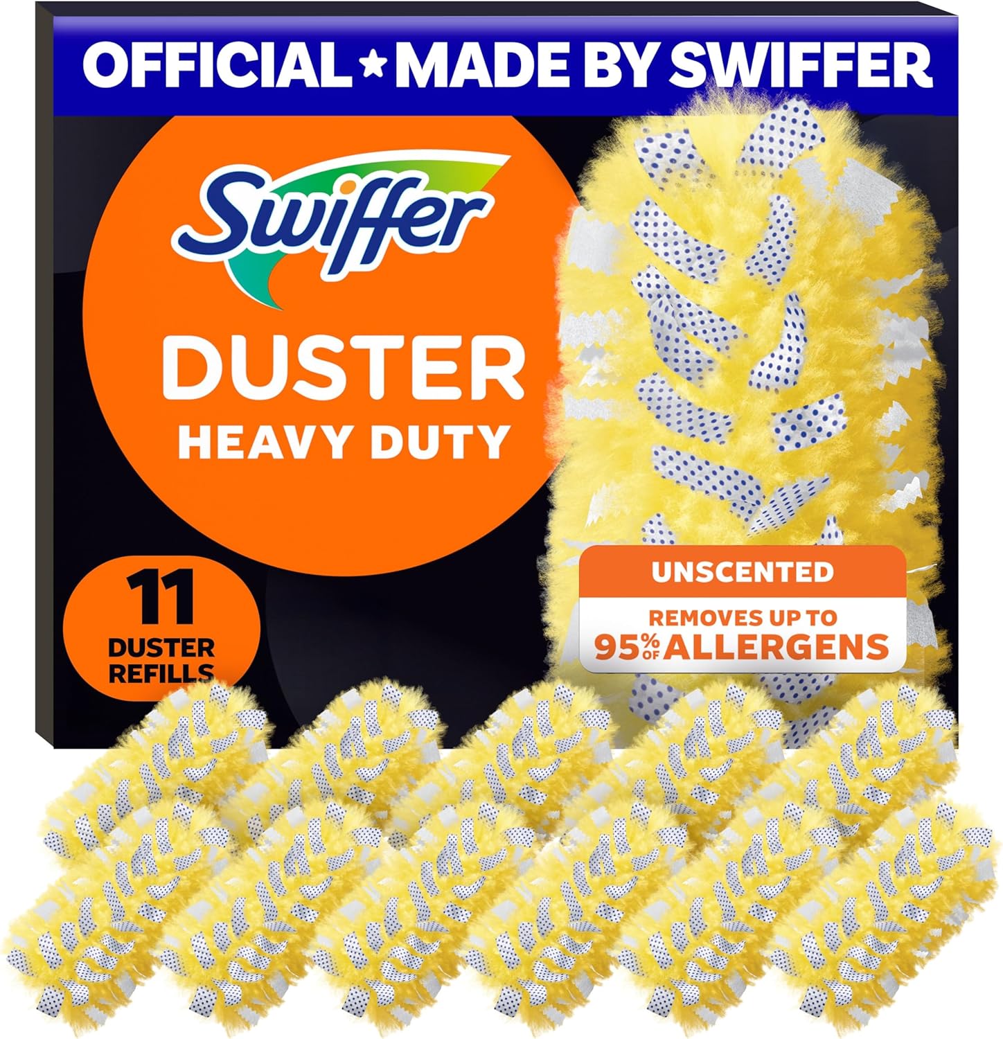 dust-busting strips that break down layers of built-up dust