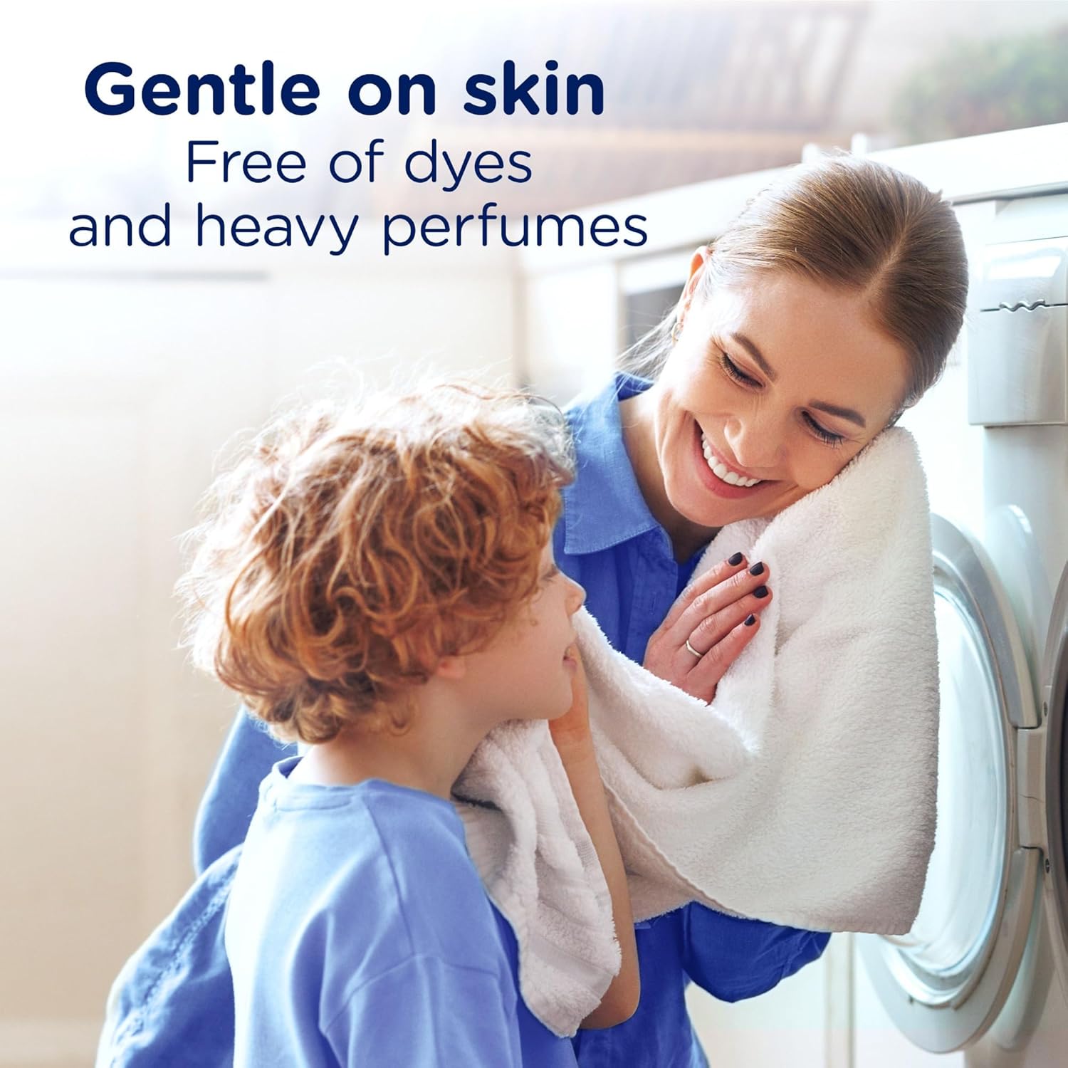 dye-free and heavy-perfume-free formulation