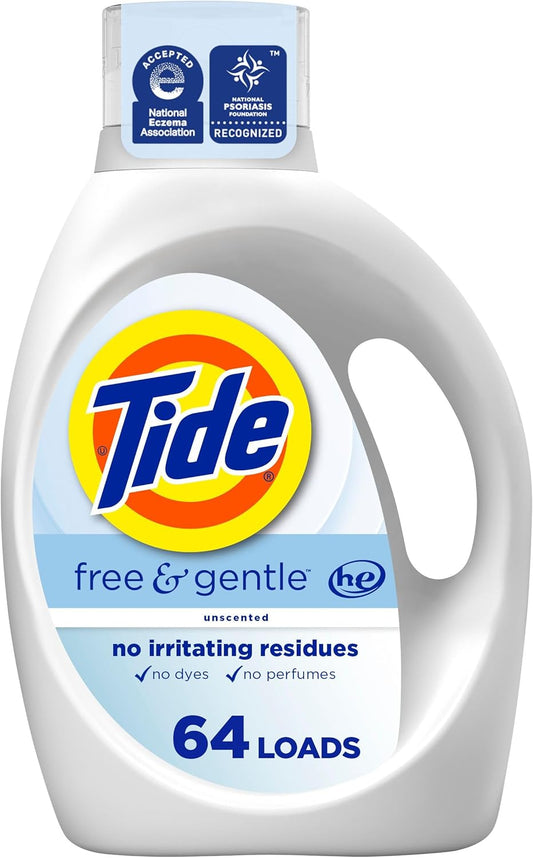 dye-free and perfume-free hypoallergenic formulation