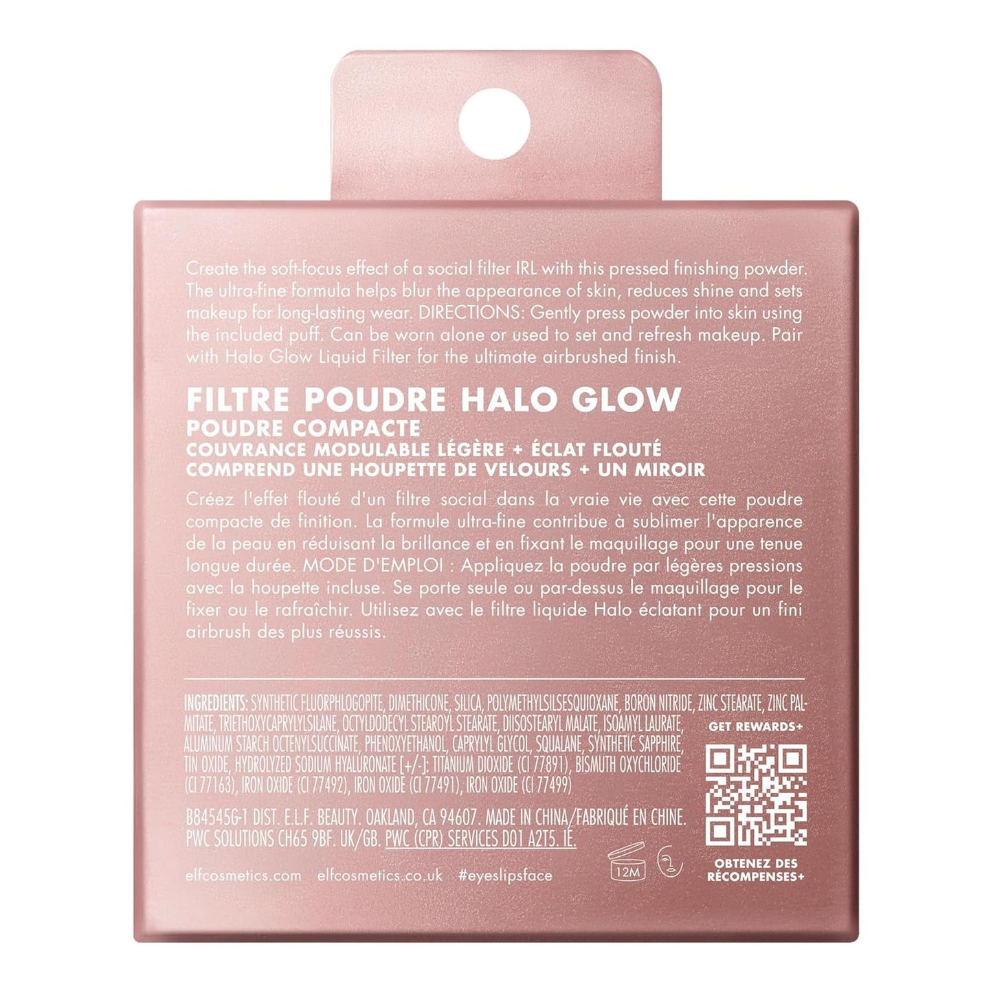 e.l.f. Halo Glow Powder Filter — Clean Vanity Essential, One-Compact Setting Powder and Base in a Neutral Palette