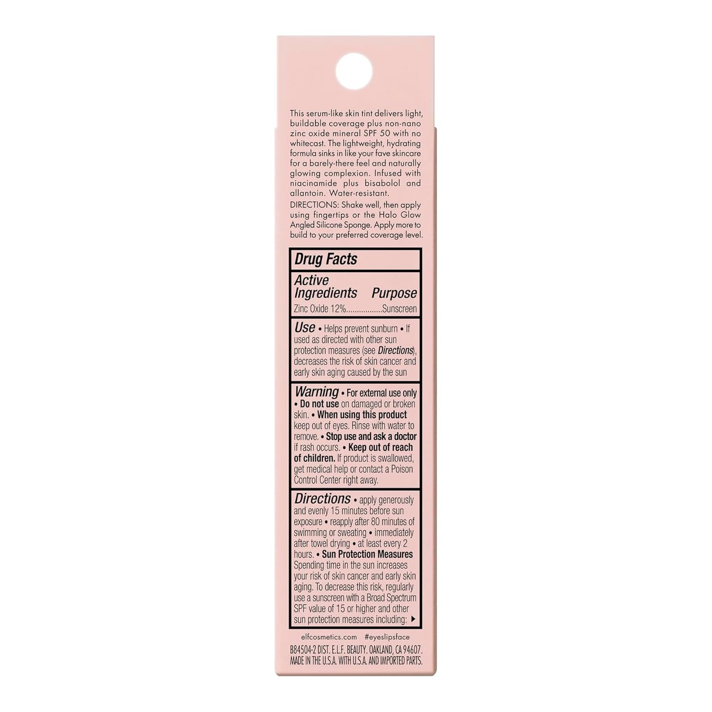 e.l.f. Halo Glow Skin Tint SPF 50 — Mindful Morning Ritual With Hydrating SPF Protection