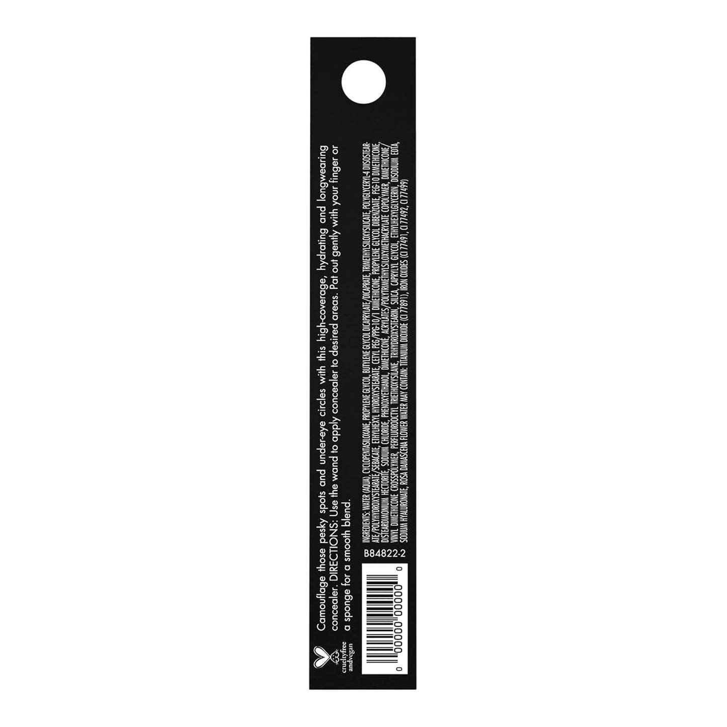 e.l.f. Hydrating Camo Concealer for Wellness-First Beauty Routines, Crease-Proof Hydrating Coverage