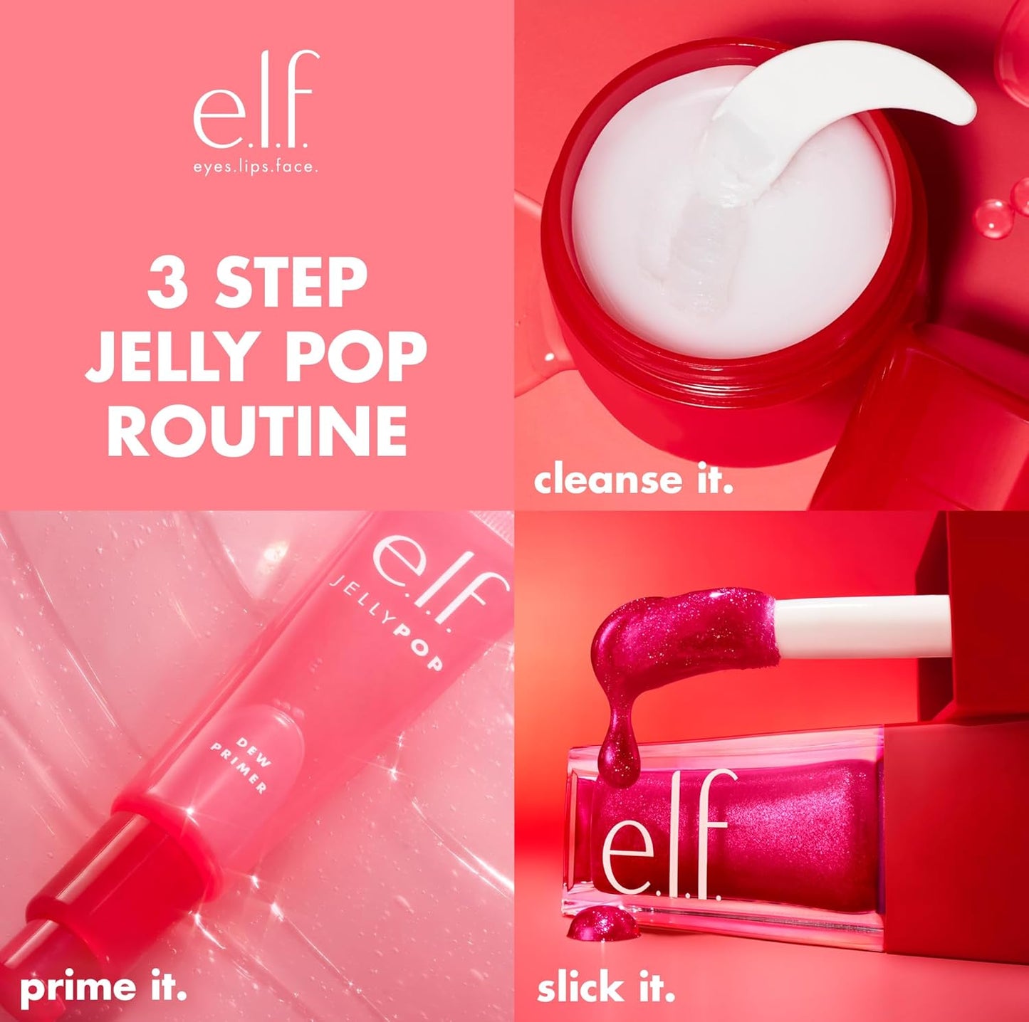 e.l.f. Jelly Pop Dew Primer – Cute Stocking Stuffer for Her, Limited Edition Scented Makeup Primer for Daily Glow