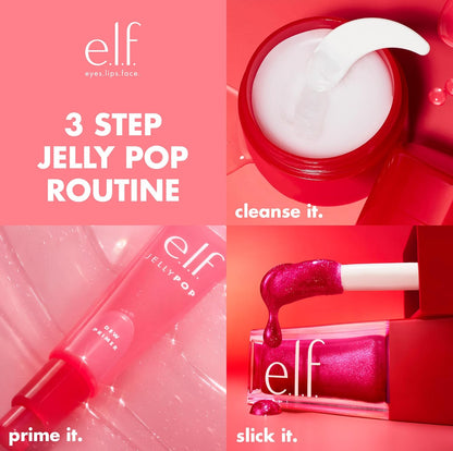 e.l.f. Jelly Pop Dew Primer – Cute Stocking Stuffer for Her, Limited Edition Scented Makeup Primer for Daily Glow