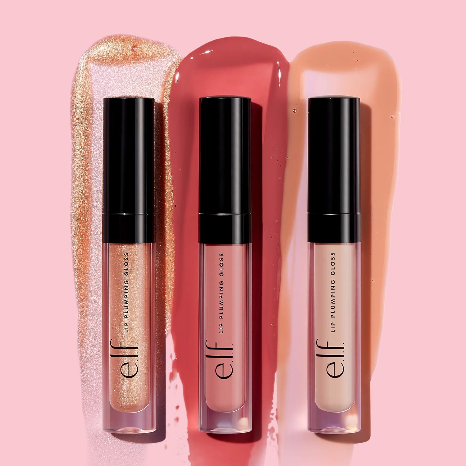 e.l.f. Lip Plumping Gloss – Effortless Less-Is-More Lip Color, One-Swipe Sheer Plumping Shine