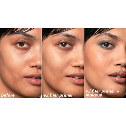 e.l.f. Power Grip Matte Primer – Clean Vanity Staple for Clutter-Free Bathroom, Translucent Gel for Effortless Glow