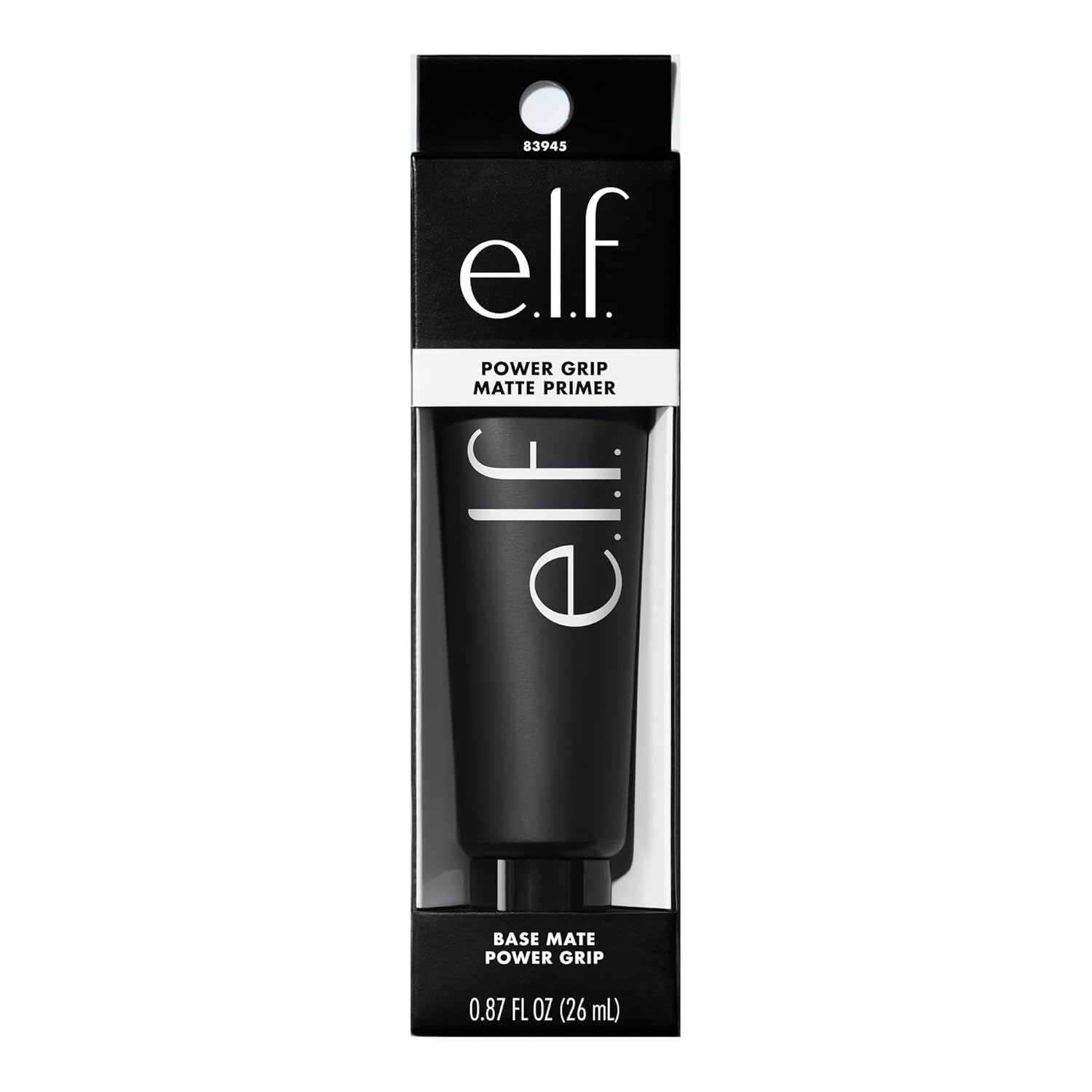 e.l.f. Power Grip Matte Primer – Clean Vanity Staple for Clutter-Free Bathroom, Translucent Gel for Effortless Glow