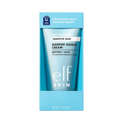 e.l.f. SKIN Holy Hydration! Barrier Goals Cream — Sensitive Skin Face Cream for a Soothing Bath Time Reset