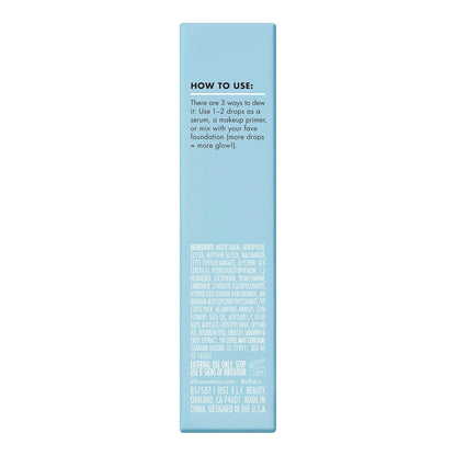 e.l.f. SKIN Holy Hydration! Thirst Burst Drops Mini – Self-Care Bathroom Ritual Staple, Plumping Niacinamide Serum