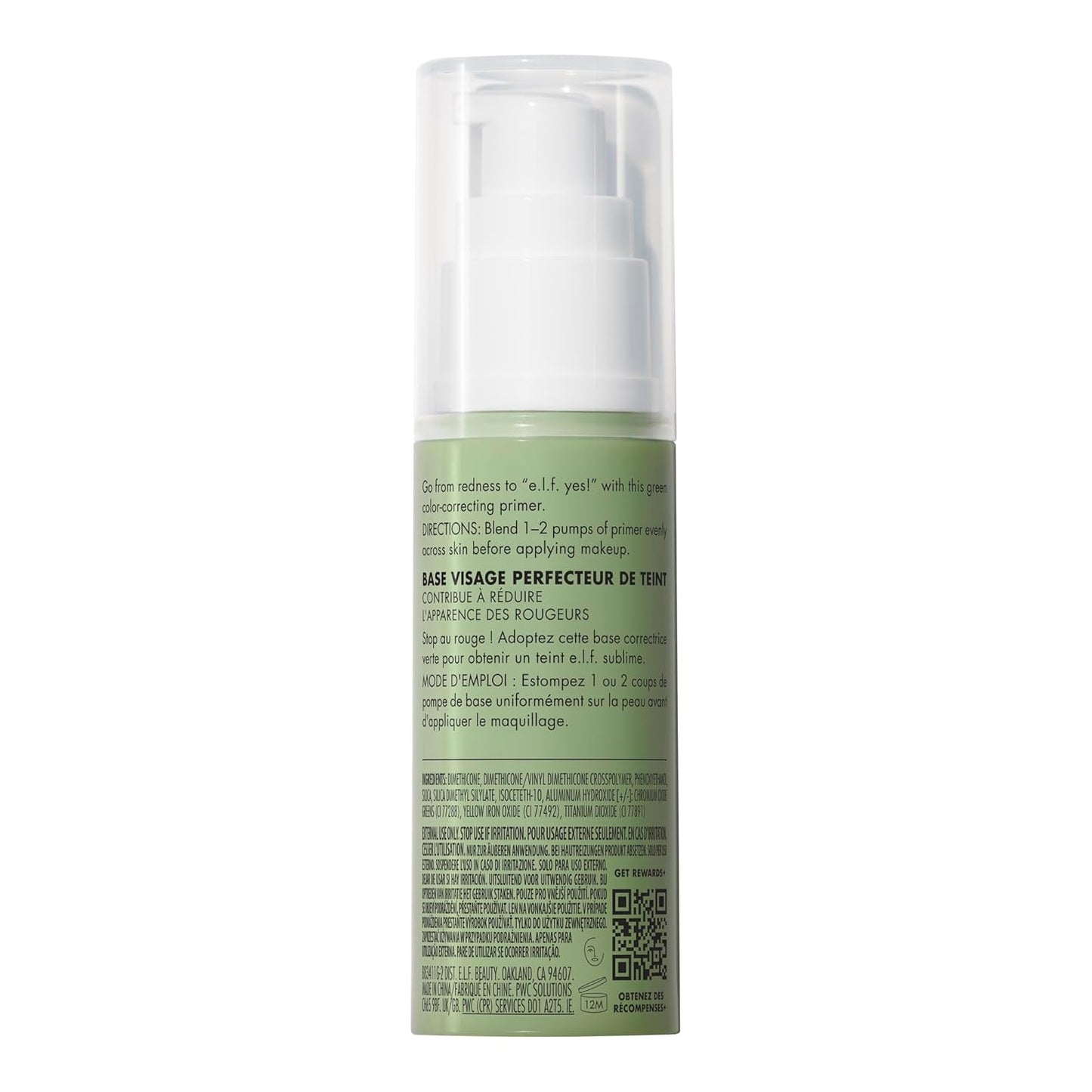e.l.f. Tone Adjusting Face Primer, One-Step Redness Neutralizer for a Clean Cluttered-Free Vanity