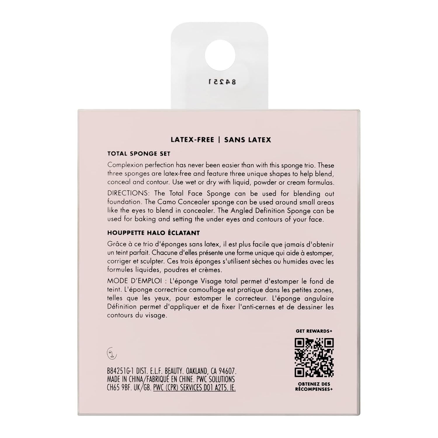 e.l.f. Total Sponge Set – Mindful Self-Care Beauty Ritual, Hypoallergenic Sponges for Sensitive Skin