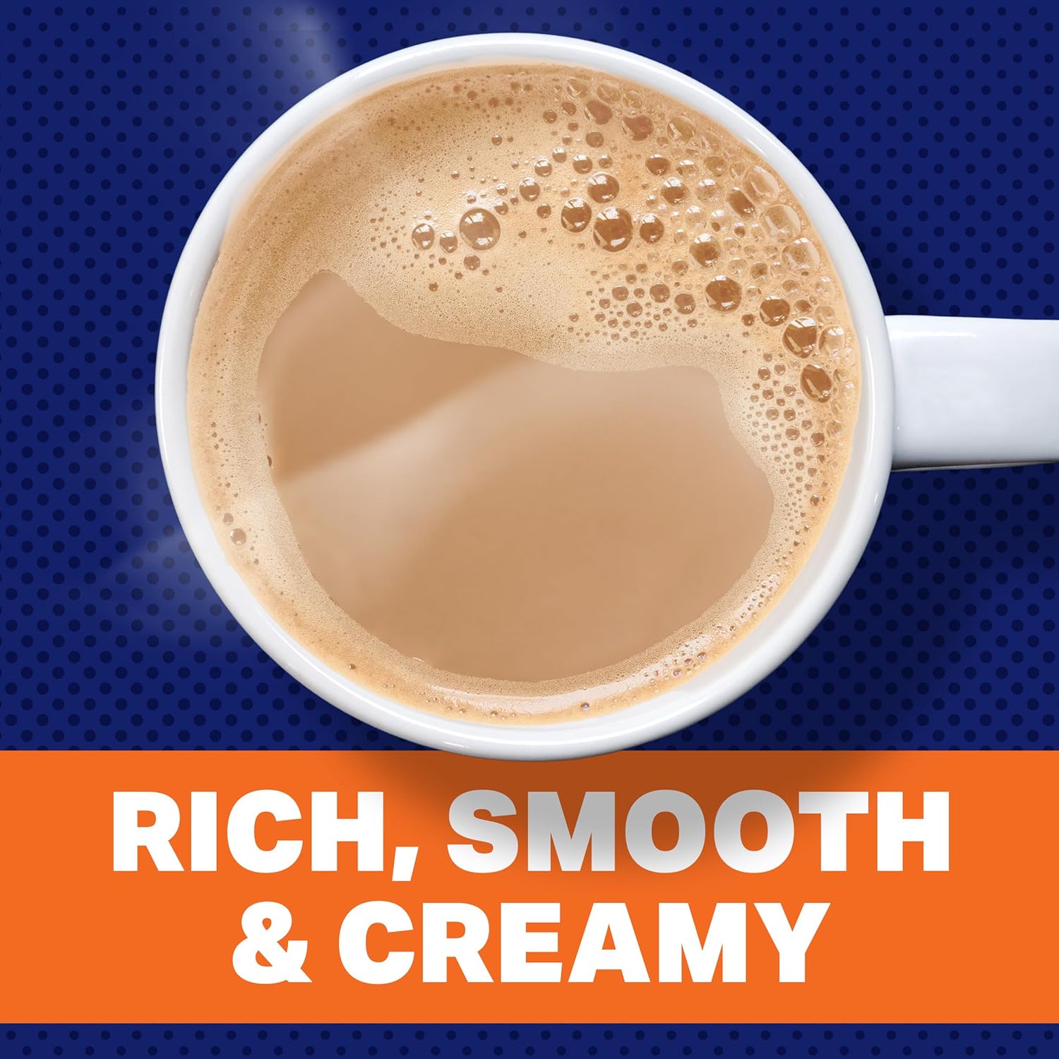 each 9 oz canister yields approximately 9 servings at 2 rounded tablespoons per 12 oz cup