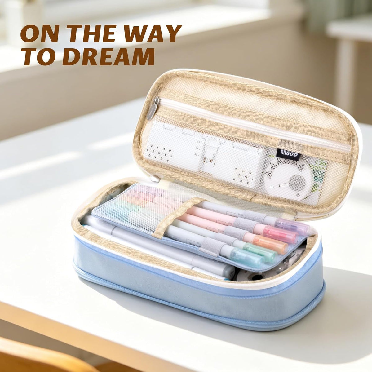 EASTHILL Large Capacity Pencil Case – Practical Gift for Students and Office Professionals