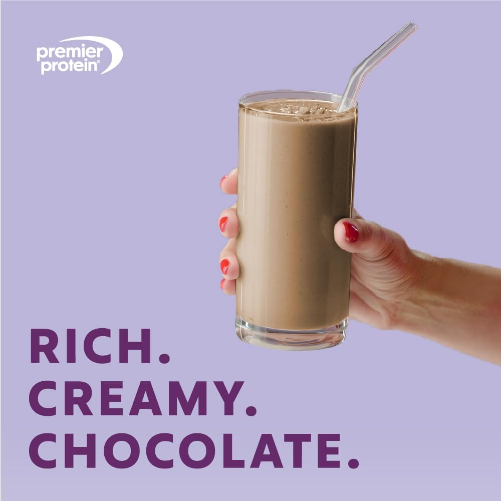 easy-mix powder that blends smoothly with water, milk, or smoothie ingredients