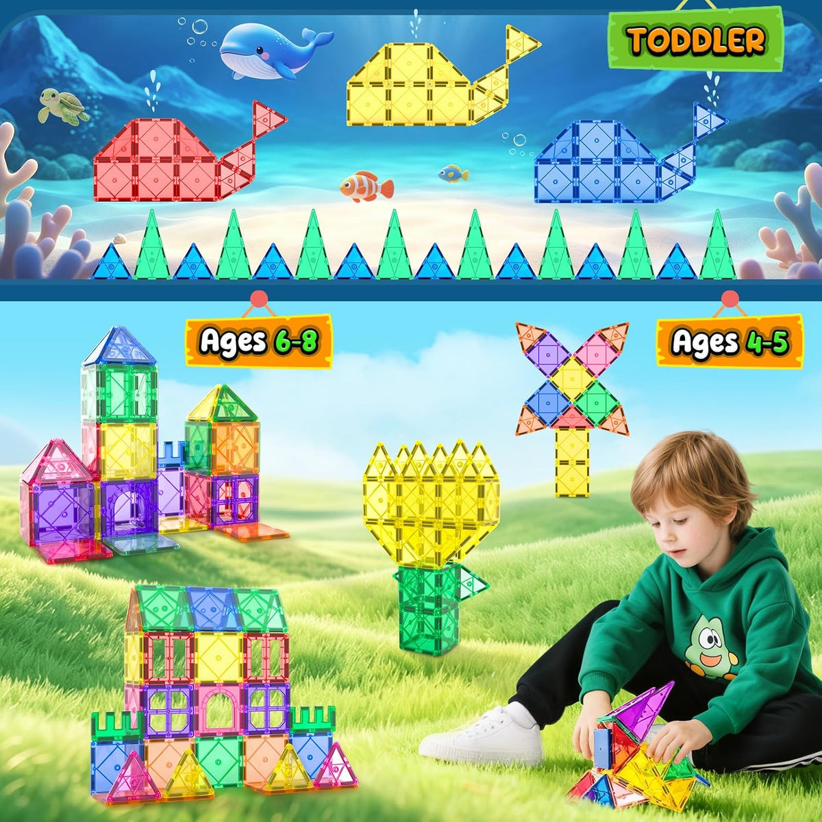 easy-stack storage in compact 9.25 × 6.22 × 1.57 inch box