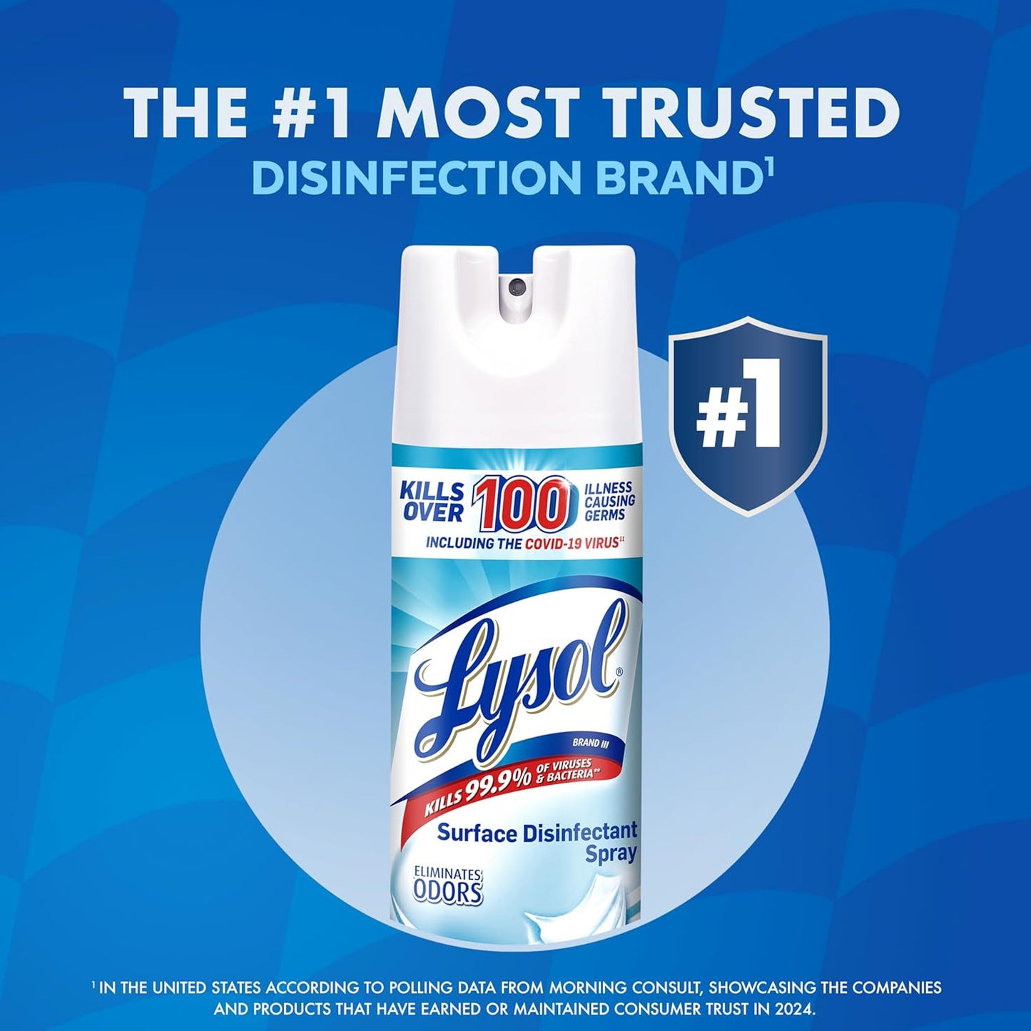 effective against 100+ illness-causing germs across kitchens, bathrooms, and living areas