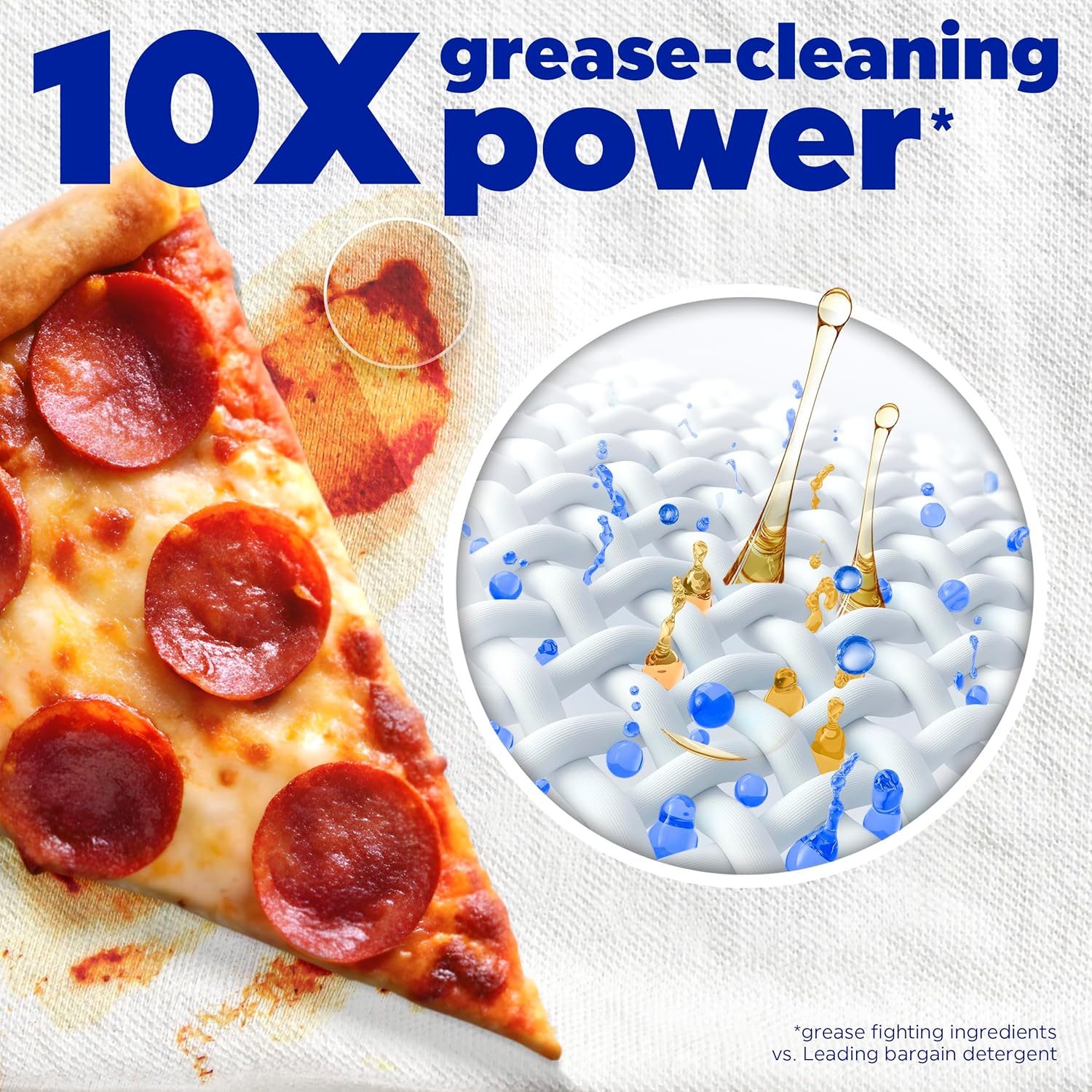 effective cleaning performance in cold and quick wash cycles