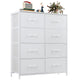 White - 11.8"D x 31.5"W x 36.4"H (8 Drawers)