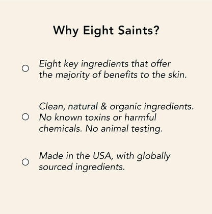 Eight Saints Tide & True Peptide Eye Serum for Nightly Wind-Down Ritual, Cooling Depuffing Treatment for Puffiness and Dark Circles