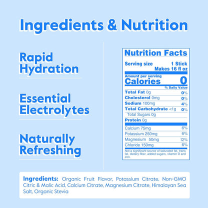 electrolyte blend with potassium citrate, calcium citrate, magnesium citrate, and himalayan sea salt