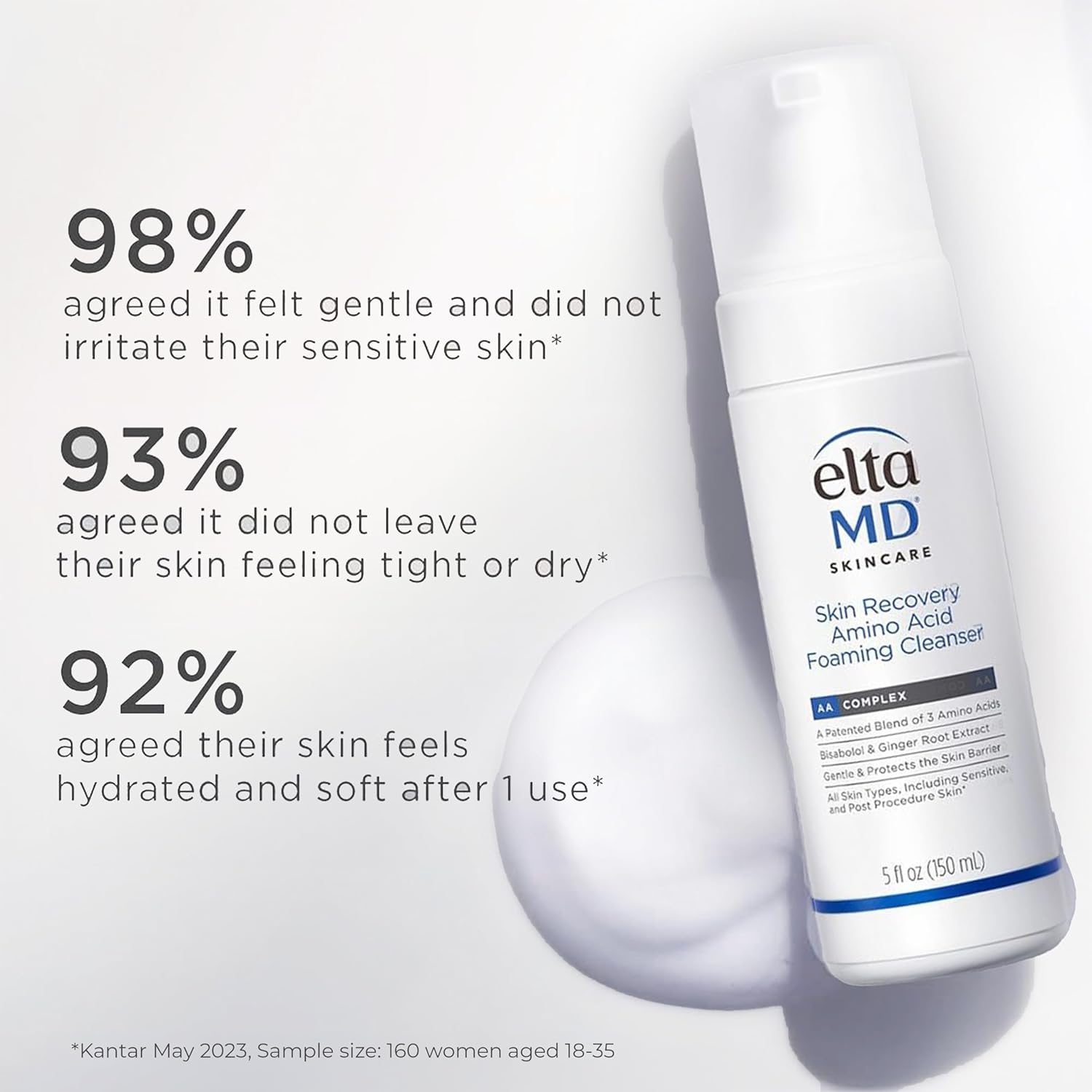 EltaMD Amino Acid Foaming Cleanser – Gentle Skincare Ritual for Calm, Nourished Skin
