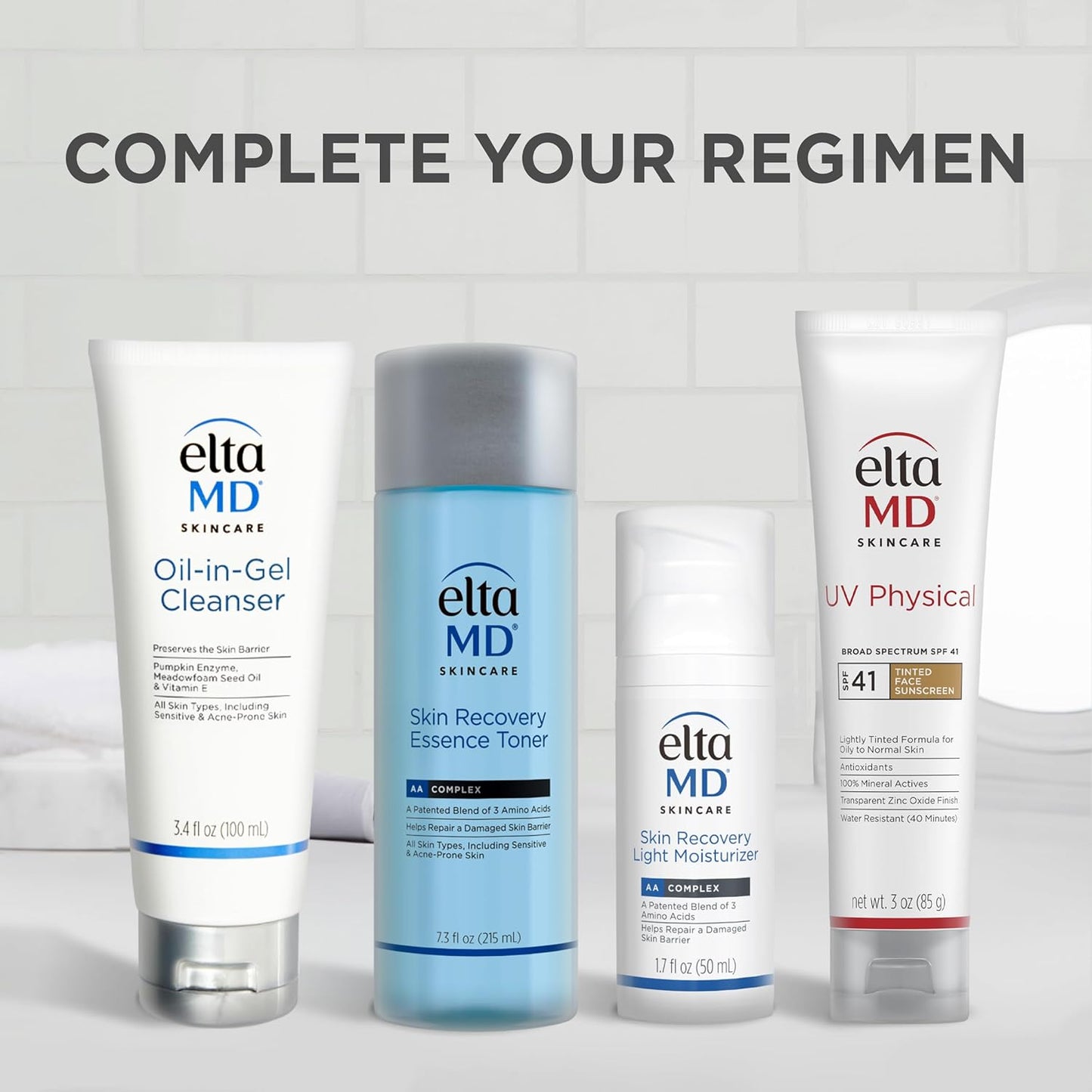 EltaMD UV Physical Tinted Mineral Sunscreen SPF 41 – Safe, Chemical-Free Face Protection for Sensitive Skin