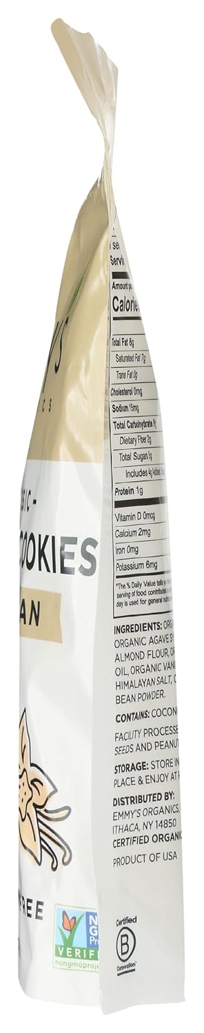 EMMYS Organic Vanilla Coconut Macaroons, 6 OZ – Clean-Label Snack for Mindful Mid-Afternoon Breaks