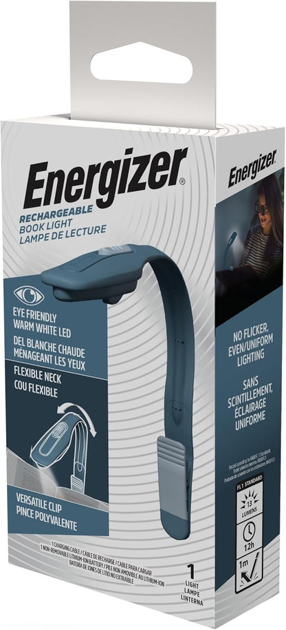 Energizer Flex-R LED Clip Light – Camping Reading Lamp for Tents, USB-C Rechargeable and Portable