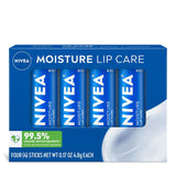 NIVEA Moisture Lip Care – Affordable Stocking Stuffer for Women, Hydrating Shea Butter Balm for Holiday Gifting