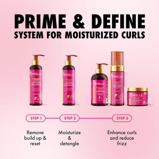 enriched with honey and babassu oil for moisture retention