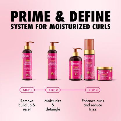 enriched with honey and babassu oil for moisture retention