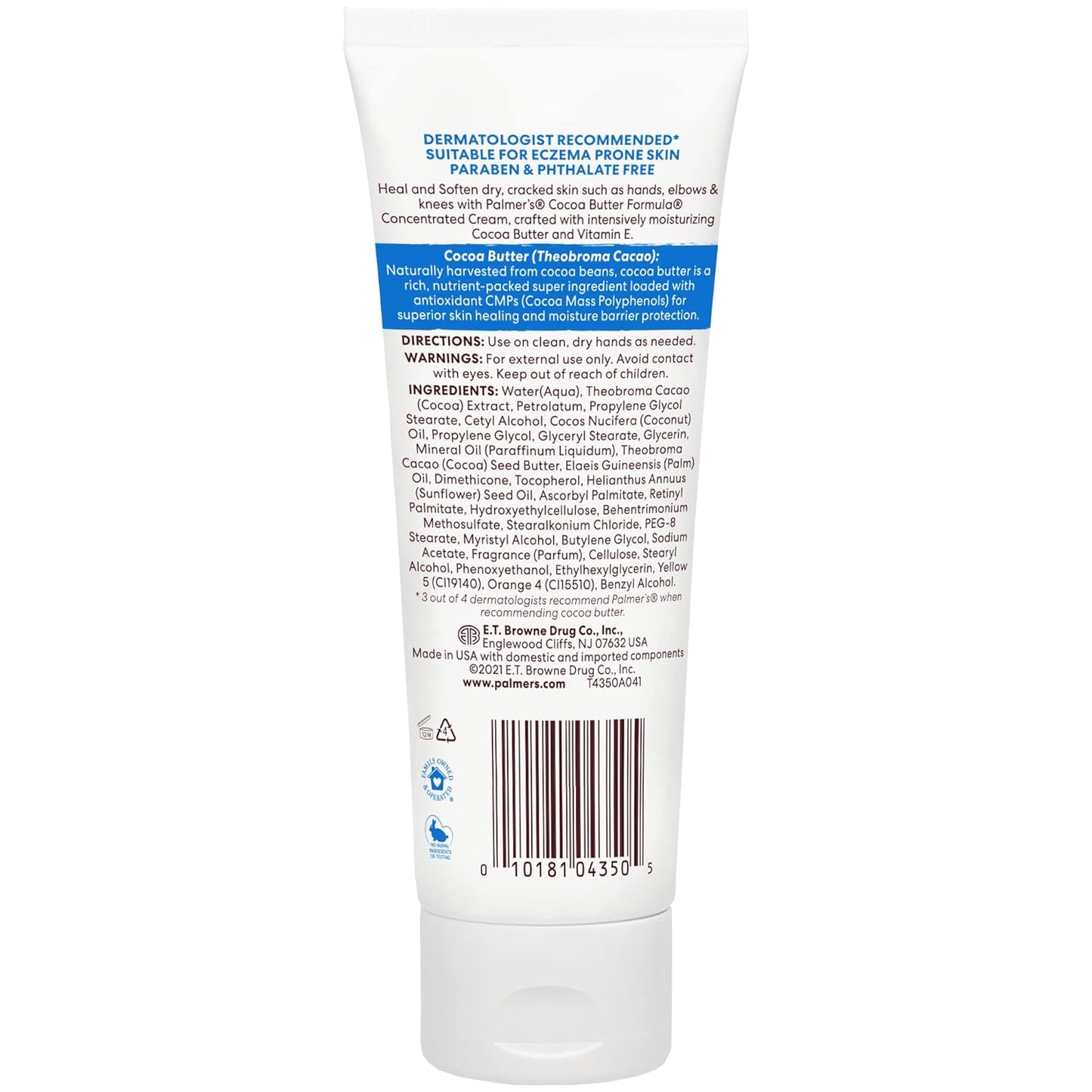 enriched with vitamin e in a soothing emollient base