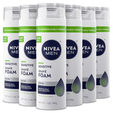 NIVEA MEN Sensitive Shave Foam – Calming Daily Shaving Ritual for Men with Sensitive Skin