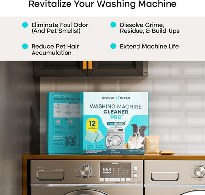 enzyme blend specifically formulated to dissolve and break down pet hair and fur inside the machine