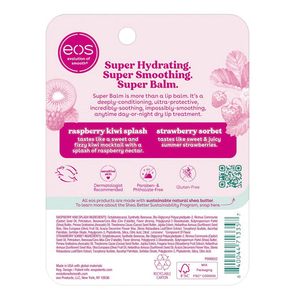 eos 24H Moisture Super Balm – Bedtime Self-Care Lip Treatment for Sensitive Skin, Overnight Hydration Mask with Triple Butter