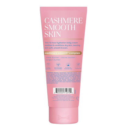eos Cashmere Vanilla Body Cream – Premium Post-Shave Indulgence with Argan and Shea Butter, 72-Hour Hydration, 7 fl oz