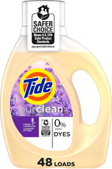 Tide Purclean Liquid Laundry Detergent – Mindful Home Laundry Ritual with Honey Lavender Calm, 63 fl oz