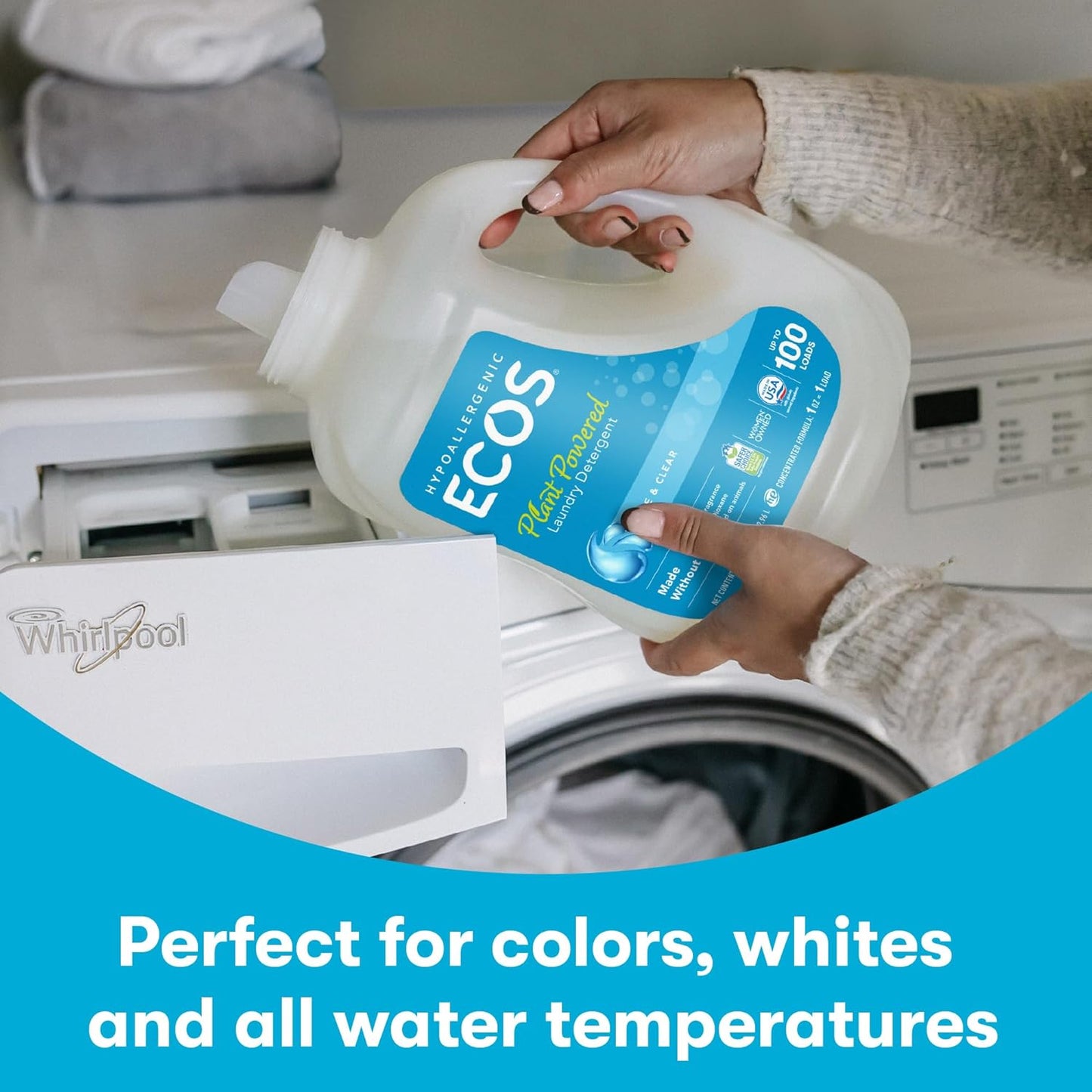 epa safer choice certified, ph-balanced, and free of parabens, phosphates, and dyes