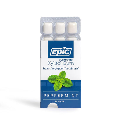Epic Xylitol Peppermint Gum – Thoughtful Wellness Gift for Mom, Vegan Sugar-Free Oral Care Bundle
