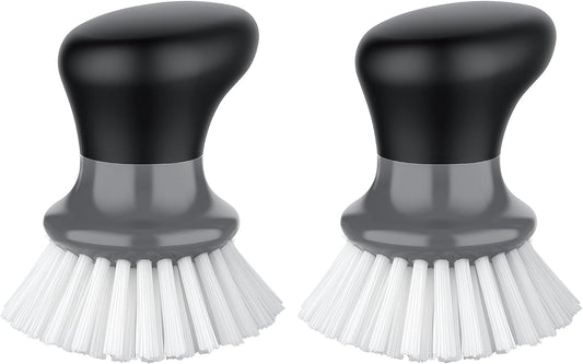 ergonomic palm brush grip with thermoplastic rubber (tpe) handle