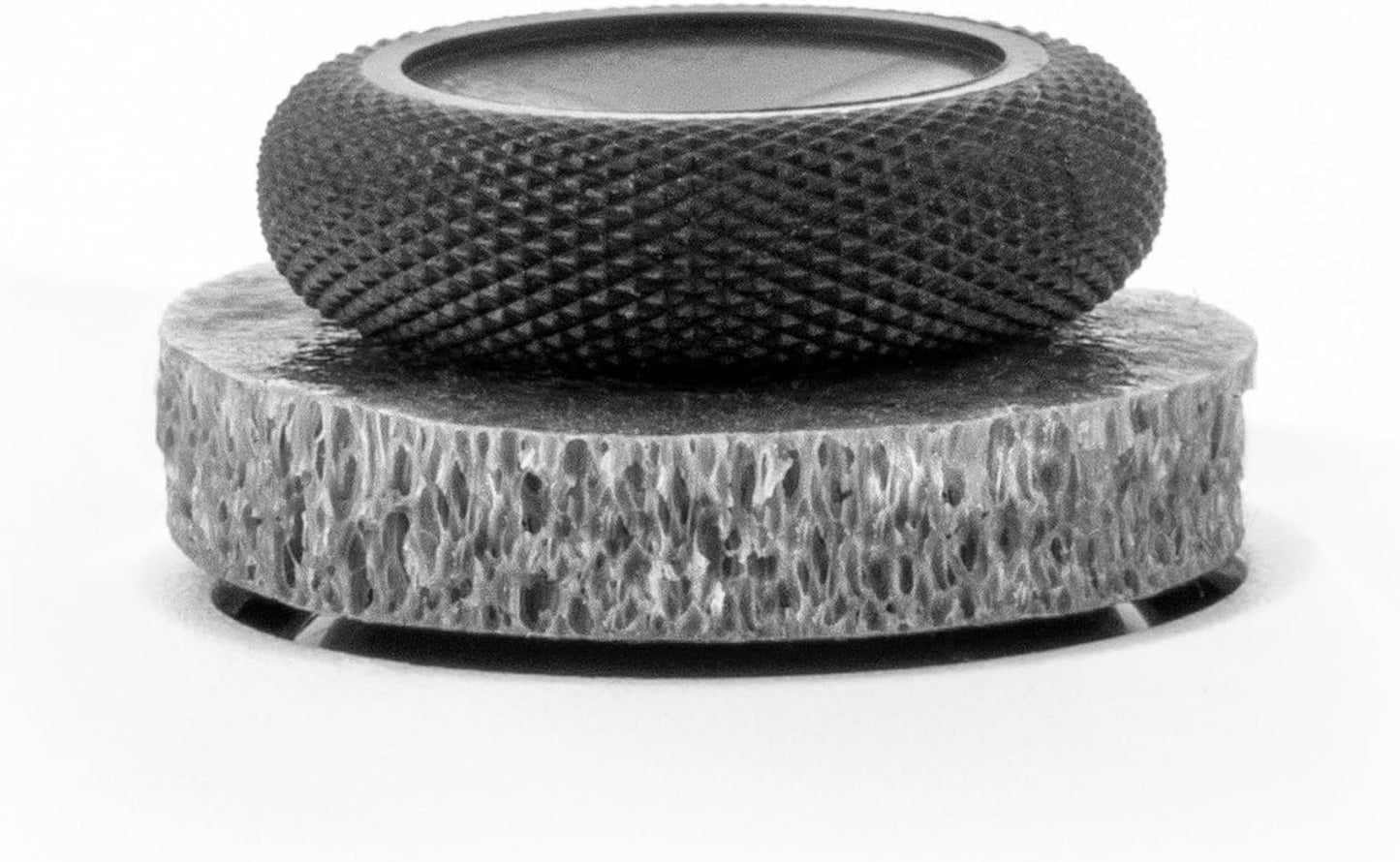 ergonomic thumbstick shape designed to minimize wrist, hand, and thumb fatigue