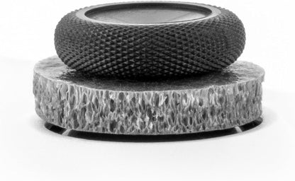ergonomic thumbstick shape designed to minimize wrist, hand, and thumb fatigue