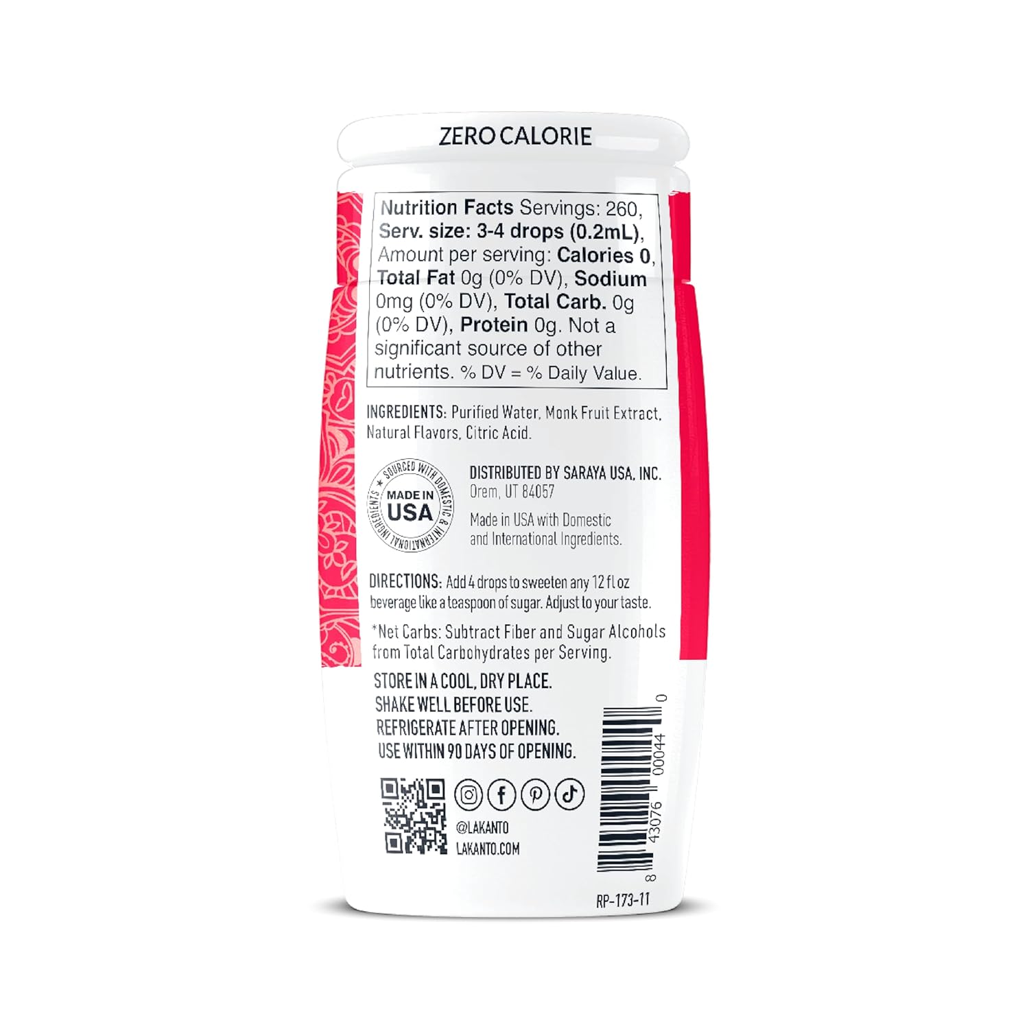 erythritol-free and artificial sweetener-free formulation